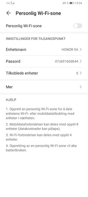 Velg Passord