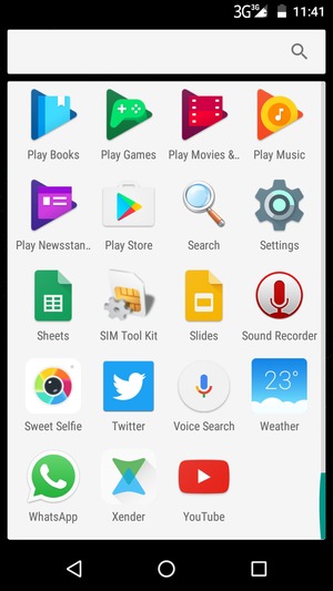 Scroll to and select Settings