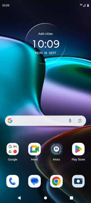 Select the Recent apps button