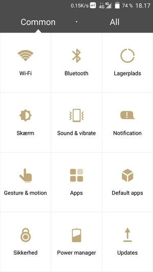 Vælg Wi-Fi