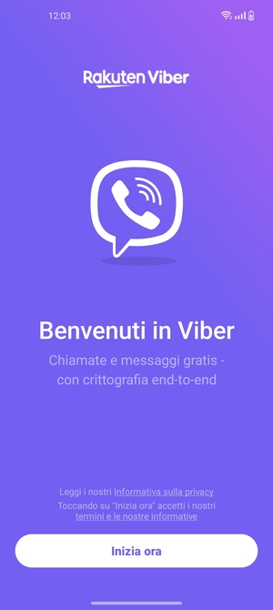 L'app è pronta per l'uso