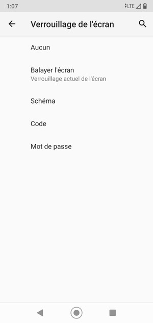 Sélectionnez Schéma