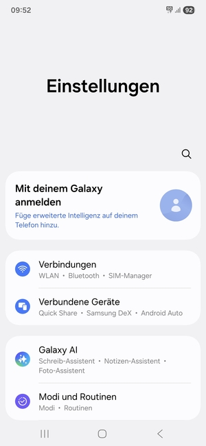 Wählen Sie Verbindungen