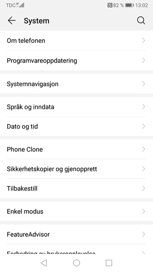 Velg Programvareoppdatering