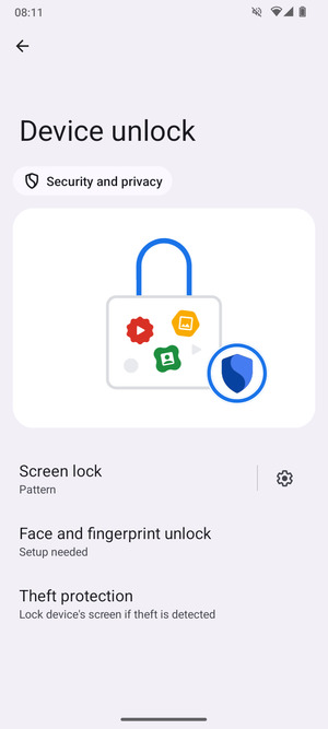 Your phone is now secure with a screen lock