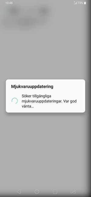 Vänta på att sökningen avslutas