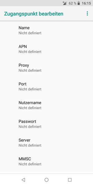 Geben Sie Internet-Informationen ein