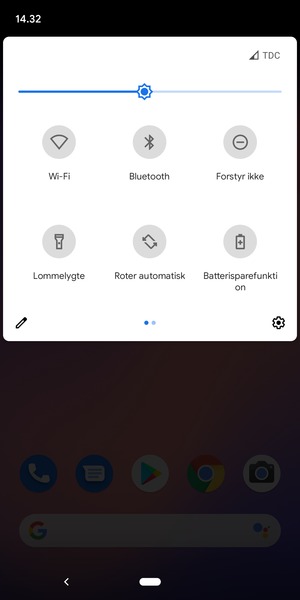 Vælg Batterisparefunktion