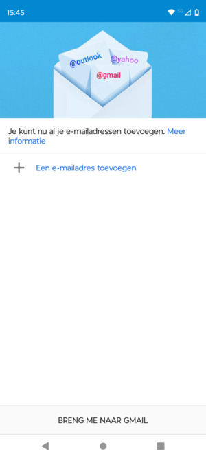 Selecteer Een e-mailadres toevoegen