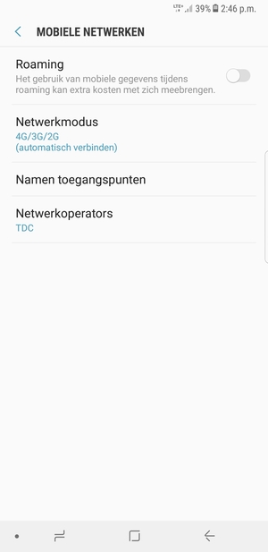 Selecteer Namen toegangspunten