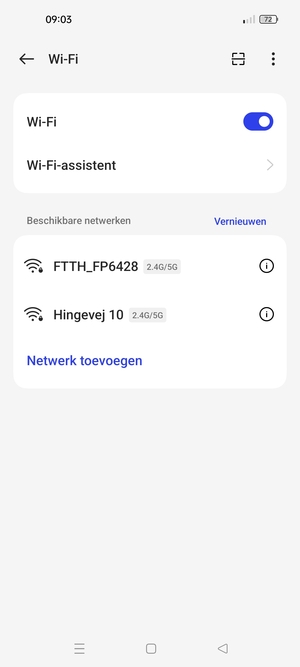 Selecteer het draadloze netwerk waarmee u verbinding wilt maken