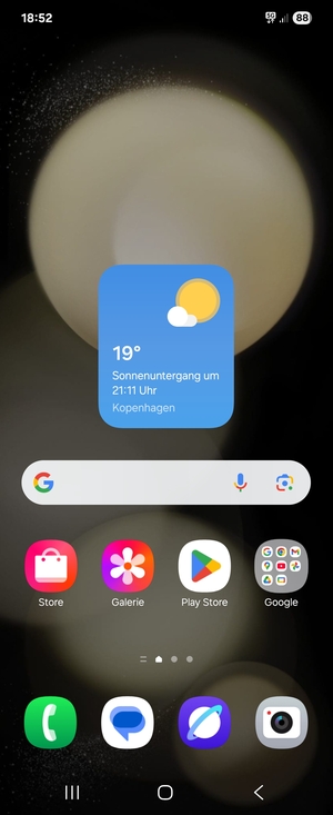 Streichen Sie nach oben