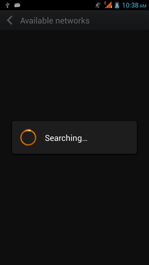 Wait for the search to finish