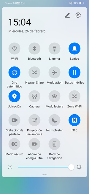 Desactive Ubicación
