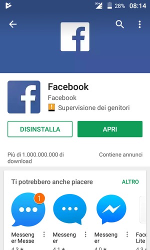 Seleziona APRI