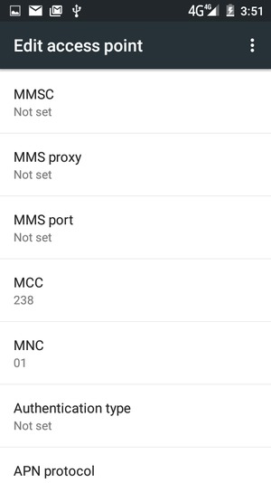 Select the Menu button