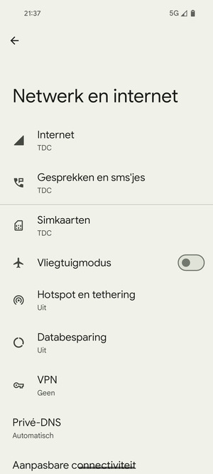 Selecteer Simkaarten