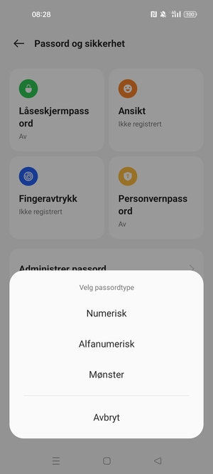 Velg Mønster
