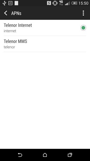 Select the Menu button