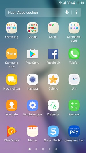 Wählen Sie Einstellungen