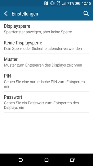 Wählen Sie Muster