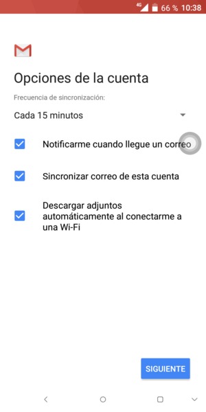 Seleccione SIGUIENTE