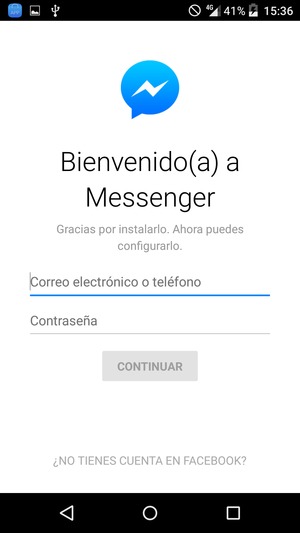 Su aplicación está lista para usar