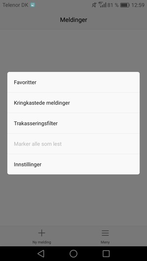 Velg Innstillinger