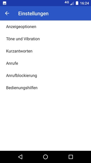 Wählen Sie Anrufe