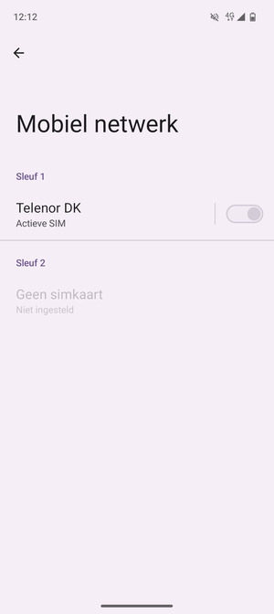 Selecteer Public
