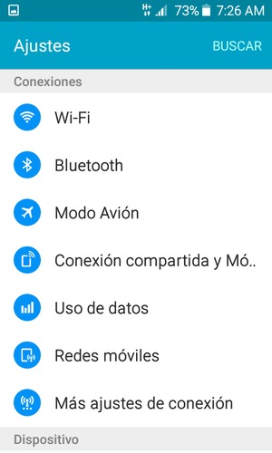 Seleccione Wi-Fi