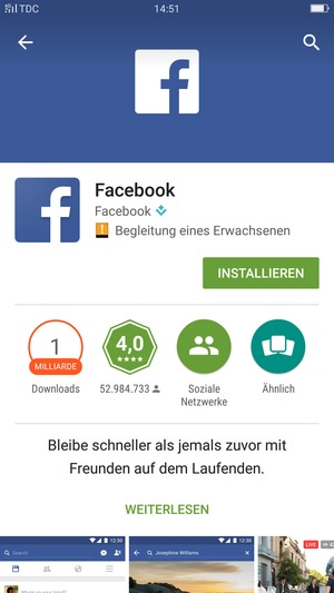 Wählen Sie INSTALLIEREN