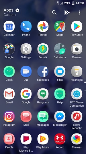 Select Settings