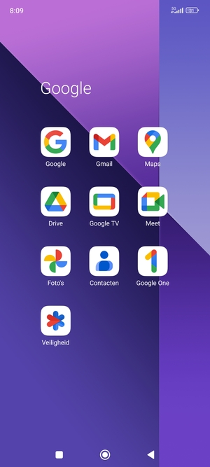 Selecteer Gmail