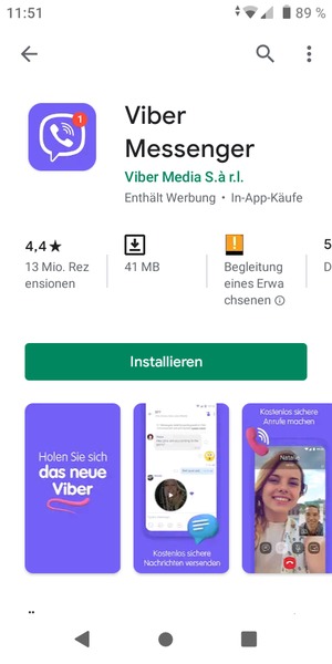 Wählen Sie Installieren