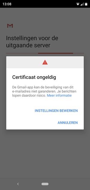 Selecteer INSTELLINGEN BEWERKEN