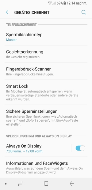 Ihr Handy ist jetzt mit einer Bildschirmsperre gesichert