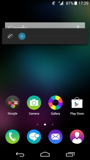 Press once more for silent mode