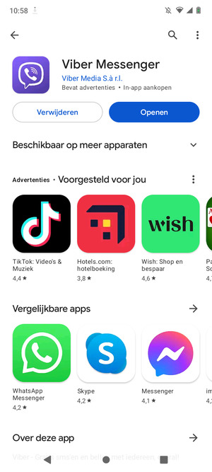 Selecteer Openen