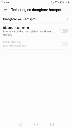 Selecteer Draagbare Wi-Fi-hotspot