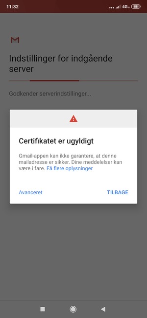 Vælg Avanceret
