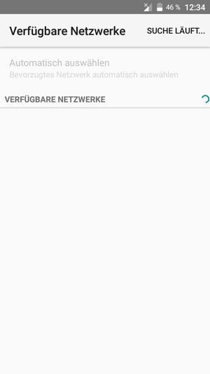 Warten Sie, bis die Suche abgeschlossen ist