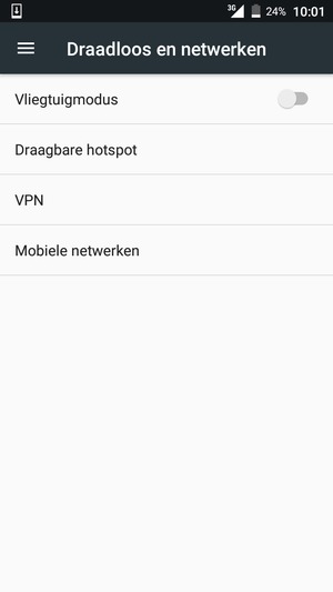 Selecteer Mobiele netwerken