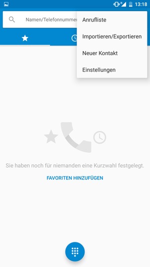 Wählen Sie Einstellungen