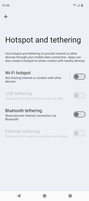 Select Wi-Fi hotspot