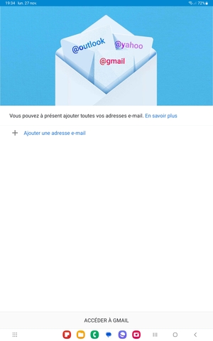 Sélectionnez Ajouter une adresse e-mail