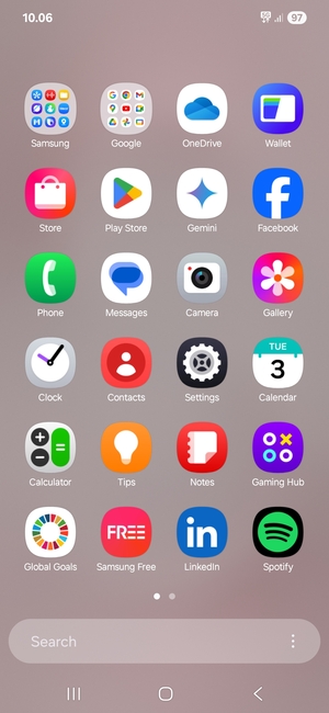 Select Settings