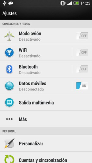 Seleccione WiFi