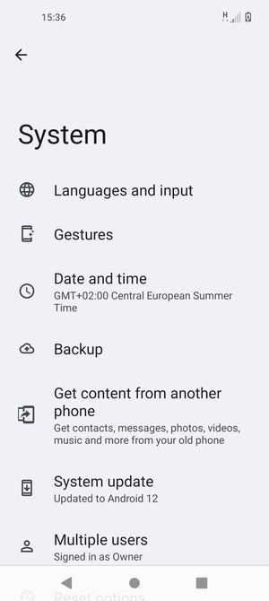 Select Backup