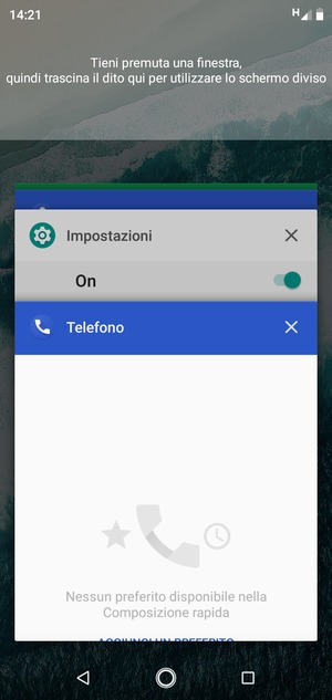 Scorri verso destra le app per chiuderle
